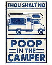 THOU SHALT NOT POO IN THE CAMPER 11x17 Poster front
