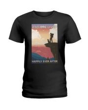 AND SHE LIVED HAPPILY EVER AFTER Ladies T-Shirt tile