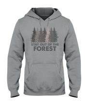 STAY OUT OF THE FOREST Hooded Sweatshirt tile