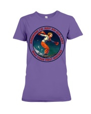 ASSUMING I'M JUST AN OLD LADY Premium Fit Ladies Tee tile