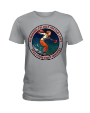 ASSUMING I'M JUST AN OLD LADY Ladies T-Shirt tile