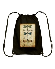 BE BRAVE BE BOLD BE KIND Drawstring Bag tile