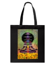 I AM MYSELF Tote Bag tile