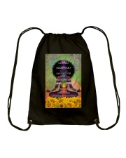 I AM MYSELF Drawstring Bag tile