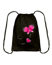 PEACE LOVE CURE Drawstring Bag tile