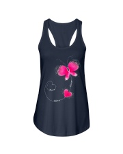 PEACE LOVE CURE Ladies Flowy Tank tile