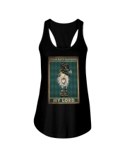 YOUR BUTT NAPKINS MY LORD Ladies Flowy Tank tile