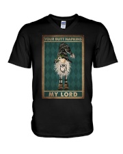 YOUR BUTT NAPKINS MY LORD V-Neck T-Shirt tile