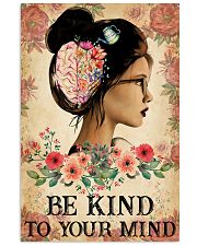 BE KIND TO YOUR MIND 11x17 Poster front