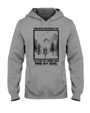 AND INTO THE FOREST I GO Hooded Sweatshirt tile