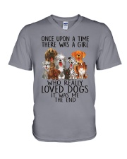 ONCE UPON A TIME THERE WAS A GIRL V-Neck T-Shirt tile
