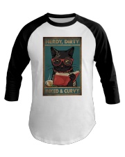 NERDY DIRTY INKED CURVY Baseball Tee tile