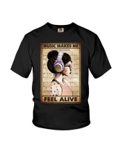 MUSIC MAKES ME FEEL ALIVE Youth T-Shirt tile