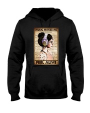 MUSIC MAKES ME FEEL ALIVE Hooded Sweatshirt tile