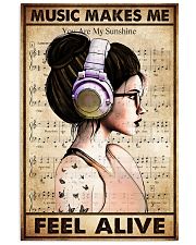 MUSIC MAKES ME FEEL ALIVE 11x17 Poster front