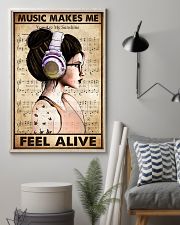 MUSIC MAKES ME FEEL ALIVE 11x17 Poster lifestyle-poster-1
