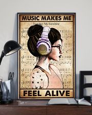 MUSIC MAKES ME FEEL ALIVE 11x17 Poster lifestyle-poster-2