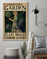 PLANT SMILES GROW LOVE - CUSTOM NAME 11x17 Poster lifestyle-poster-1