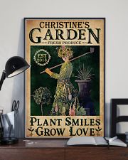 PLANT SMILES GROW LOVE - CUSTOM NAME 11x17 Poster lifestyle-poster-2
