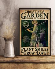 PLANT SMILES GROW LOVE - CUSTOM NAME 11x17 Poster lifestyle-poster-3