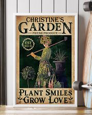 PLANT SMILES GROW LOVE - CUSTOM NAME 11x17 Poster lifestyle-poster-4
