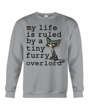 MY LIFE IS RULED BY A TINY FURRY OVERLORD Crewneck Sweatshirt tile