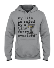 MY LIFE IS RULED BY A TINY FURRY OVERLORD Hooded Sweatshirt tile