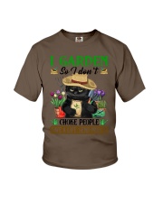 I GARDEN SO I DON'T CHOKE PEOPLE Youth T-Shirt tile