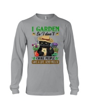 I GARDEN SO I DON'T CHOKE PEOPLE Long Sleeve Tee tile