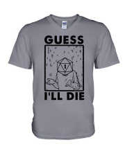 GUESS I'LL DIE V-Neck T-Shirt tile