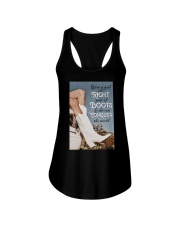 GIVE A GIRL THE RIGHT PAIR OF BOOTS Ladies Flowy Tank tile