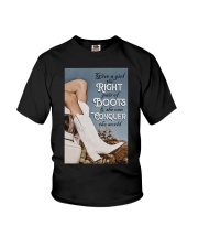 GIVE A GIRL THE RIGHT PAIR OF BOOTS Youth T-Shirt tile