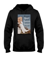 GIVE A GIRL THE RIGHT PAIR OF BOOTS Hooded Sweatshirt tile