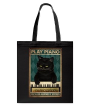 PLAY PIANO BECAUSE MURDER IS WRONG Tote Bag tile