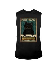 PLAY PIANO BECAUSE MURDER IS WRONG Sleeveless Tee tile