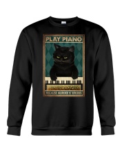 PLAY PIANO BECAUSE MURDER IS WRONG Crewneck Sweatshirt tile