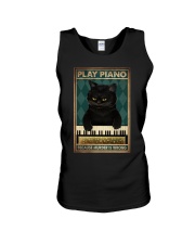 PLAY PIANO BECAUSE MURDER IS WRONG Unisex Tank tile