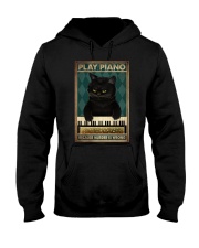 PLAY PIANO BECAUSE MURDER IS WRONG Hooded Sweatshirt tile