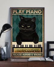 PLAY PIANO BECAUSE MURDER IS WRONG 11x17 Poster lifestyle-poster-2