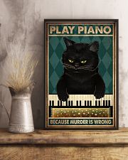 PLAY PIANO BECAUSE MURDER IS WRONG 11x17 Poster lifestyle-poster-3