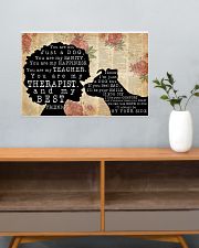 DOG AND GIRL 24x16 Poster poster-landscape-24x16-lifestyle-25
