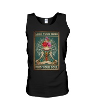 LOSE YOUR MIND FIND YOUR SOUL Unisex Tank tile