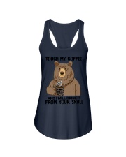 TOUCH MY COFFEE Ladies Flowy Tank tile