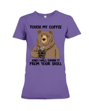 TOUCH MY COFFEE Premium Fit Ladies Tee tile