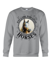 JUST A GIRL WHO LOVES HORSES Crewneck Sweatshirt tile