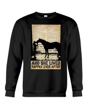 AND SHE LIVED HAPPILY EVER AFTER Crewneck Sweatshirt tile