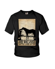 AND SHE LIVED HAPPILY EVER AFTER Youth T-Shirt tile