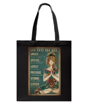 GOD SAY YOU ARE Tote Bag tile