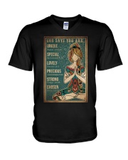 GOD SAY YOU ARE V-Neck T-Shirt tile