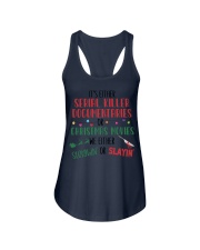 IT'S EITHER SERIAL KILLER DOCUMENTARIES Ladies Flowy Tank tile